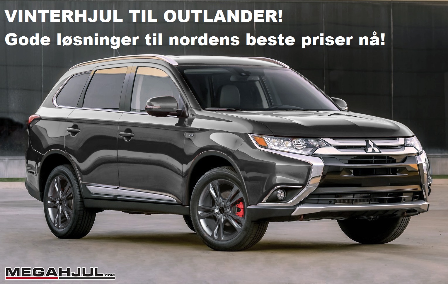 vinterdekk og vinterhjul og felger til outlander